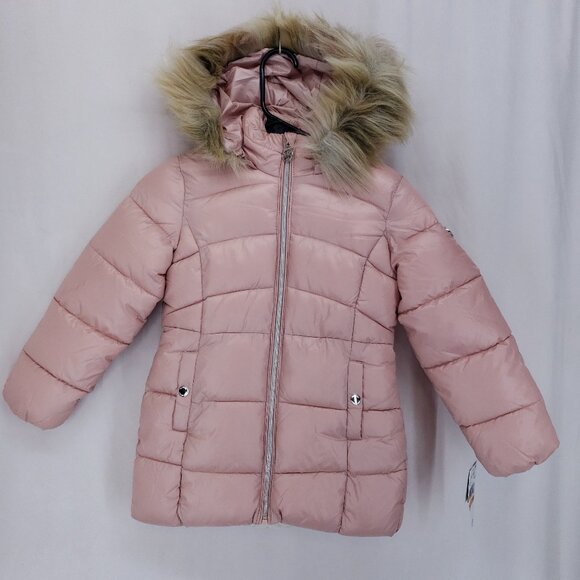 Michael Kors Jackets & Blazers - Michael Kors Coat Faux Fur Blush Pink 6x *Flaws*  (Hanger)